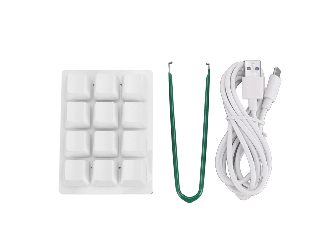 Teclado Mecánico Gaming De Una Mano Con 12 Teclas Clave