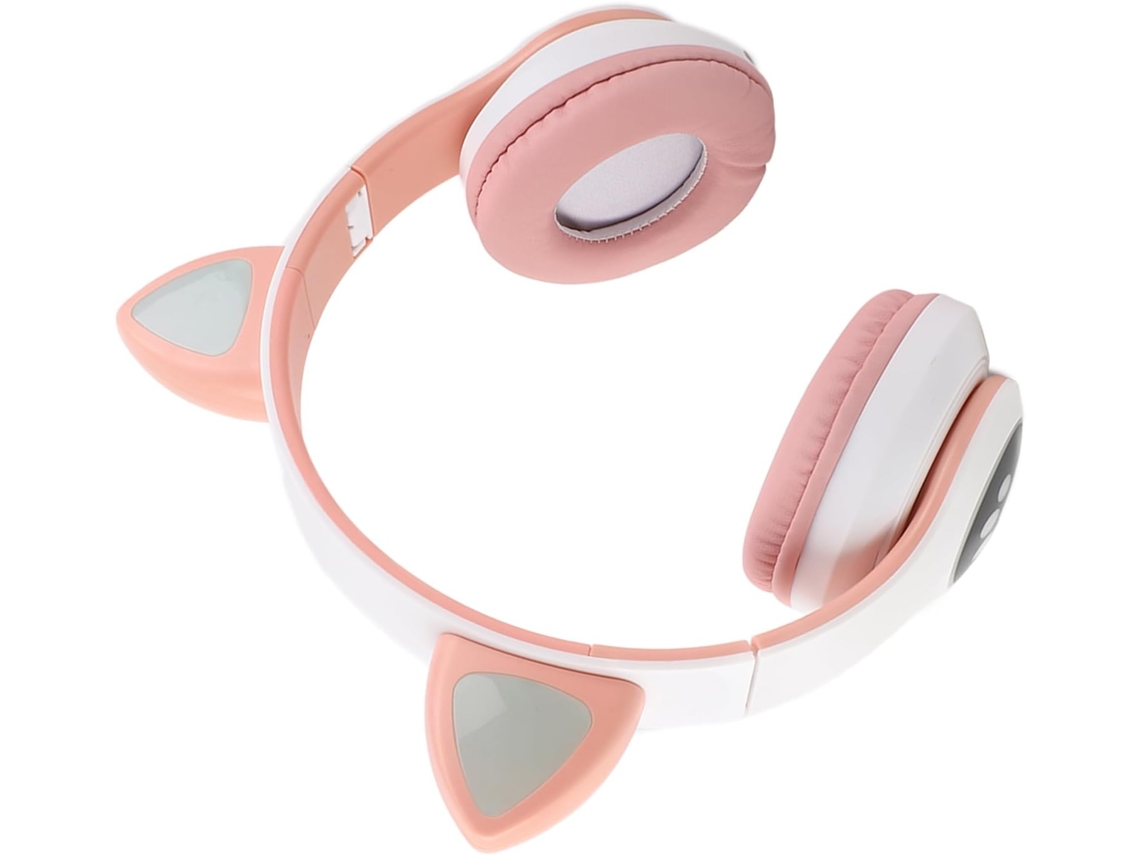 Auriculares Con Orejas De Gato Adorables Con Luces, Baja Latencia, Para Juegos.