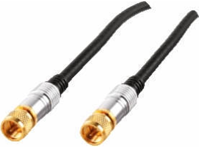 Cable de Antena SCHWAIGER (Coaxial - 1.5 m - Negro)