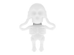 Memoria Usb De Alta Velocidad De 128gb Con Diseño De Calavera Blanca Para Dibujos Animados, Memoria Flash, Memoria Usb
