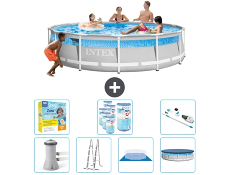 Piscina Tubular INTEX 26722GN-CB51 (13050 L - 427x107cm)