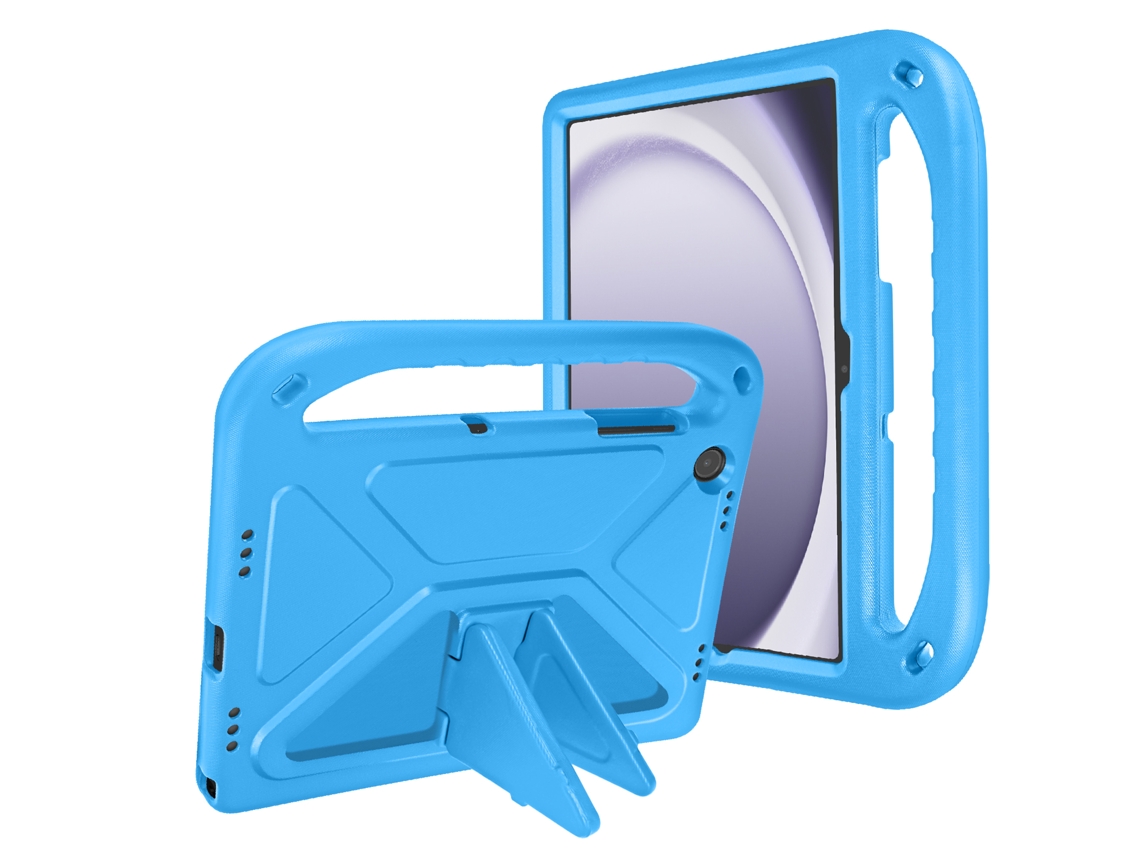 Avizar Funda Antigolpes Para Galaxy Tab A9 Plus Con Asa Y Pie De Apoyo Azul