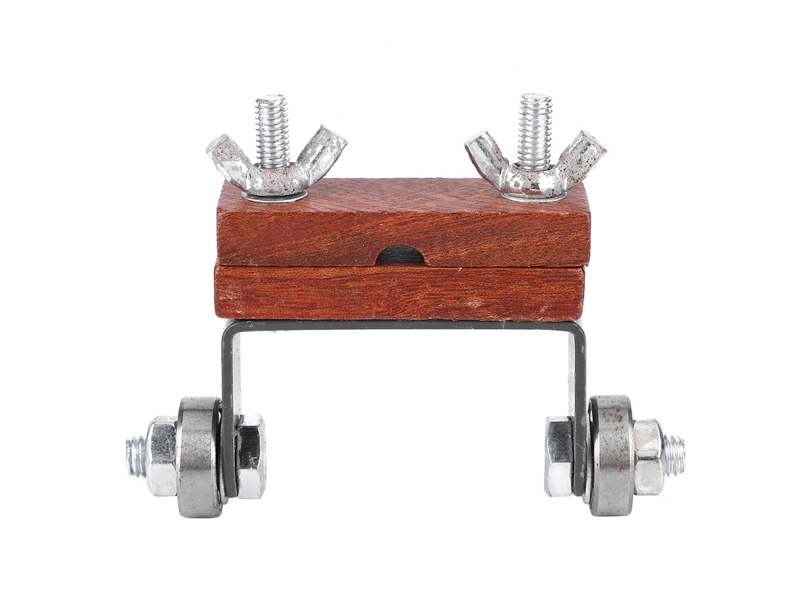Afilador de ángulo fijo para cuchillas, cuchillos y fundas con soporte y prensa