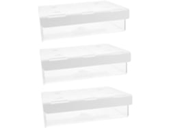 Caja De Almacenamiento Adhesiva De 3 Piezas Para Debajo Del Escritorio Con Cajón Deslizante Oculto Para Organización De Oficina