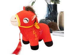 Mascota de caballo de peluche | Decoración suave de 25 cm, regalo para niñas Gokoco