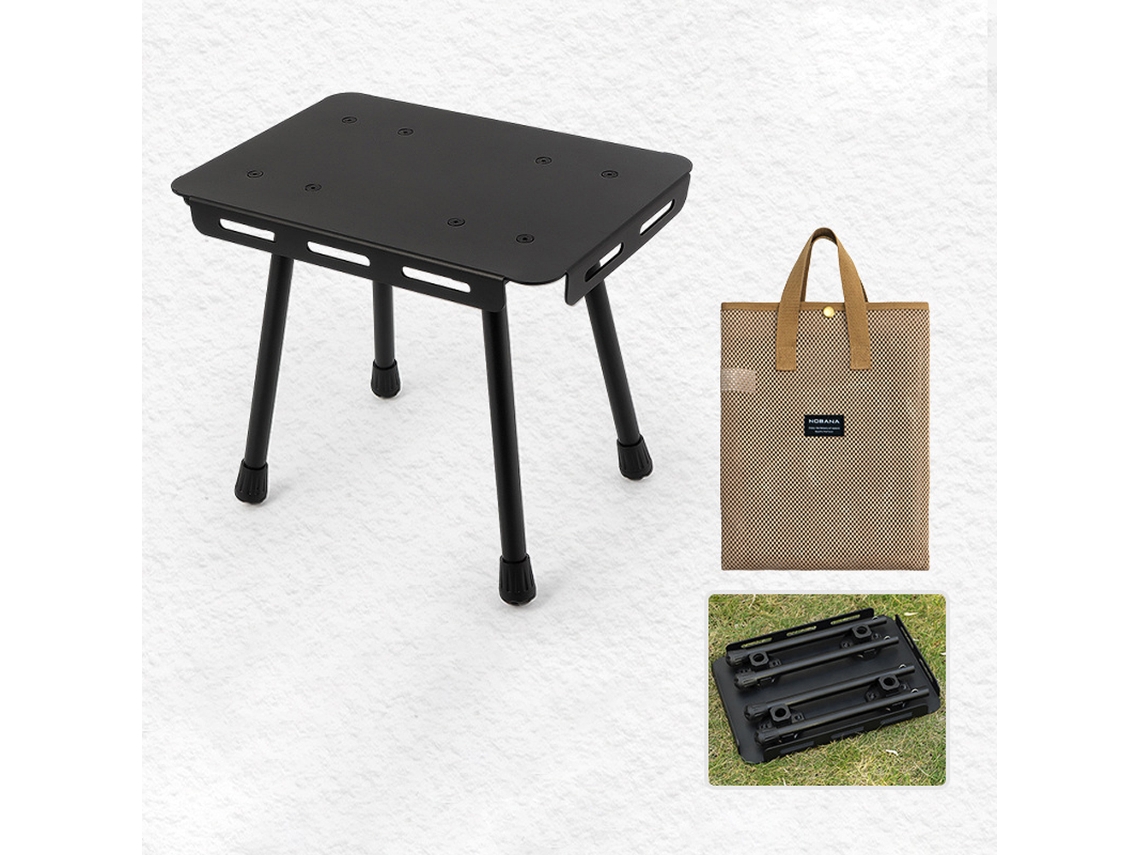 Mesa Plegable Portátil Para Acampar Al Aire Libre, Taburete De Pesca Compacto De Aluminio Para Picnics En El Jardín.