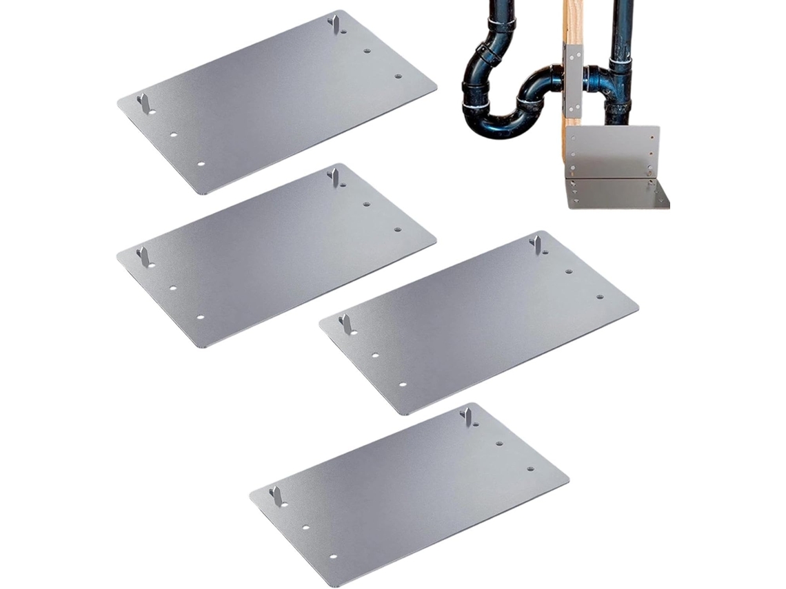 12.7 20.32 4 Protectores De Clavos De Acero Para Espigas – X Cm, Piezas, Escudo