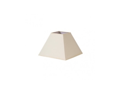 Pantalla Piramide Mezzo E27 beige 35dx15dx25h Tejido Popelin