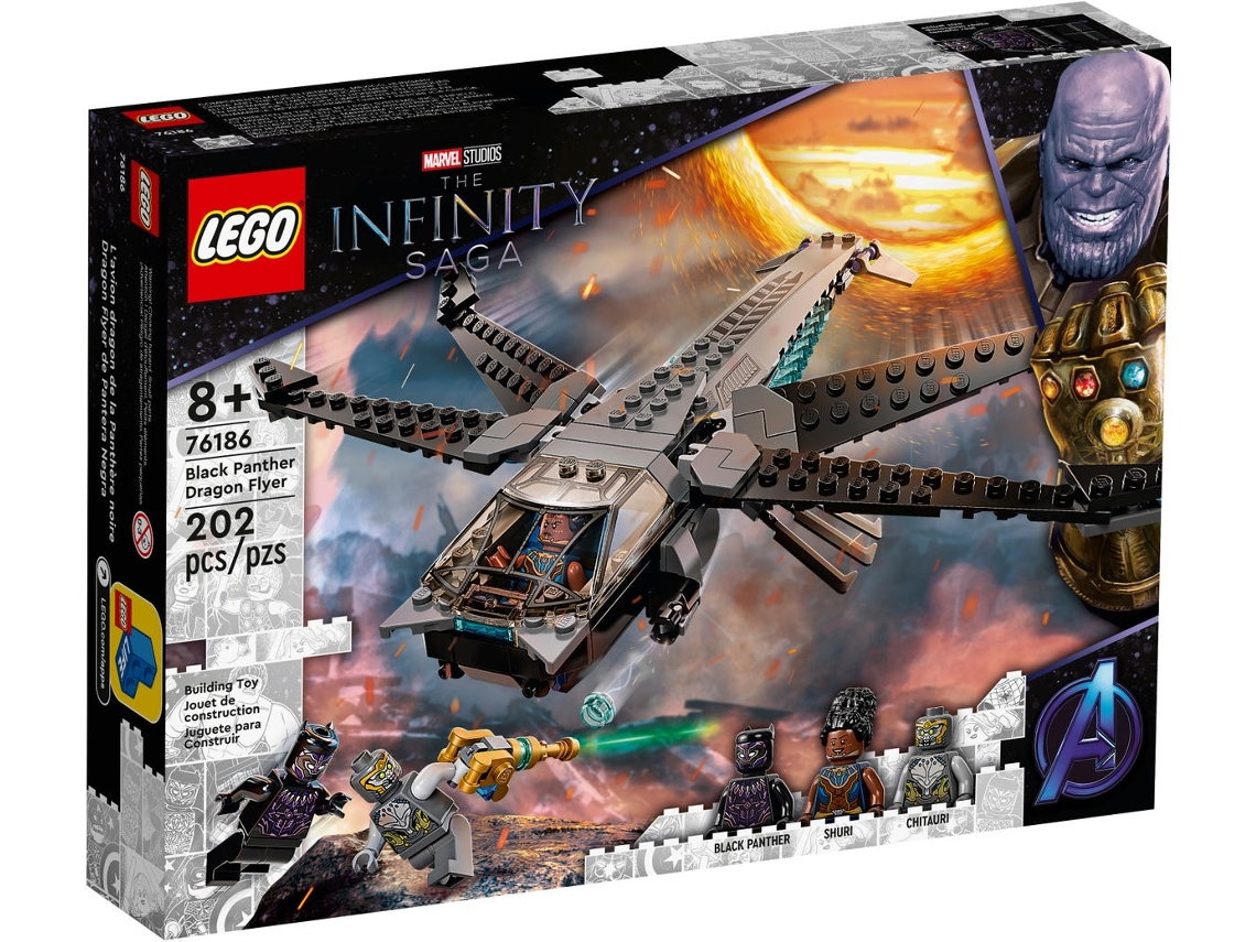 Avião Dragão Lego Pantera Negra