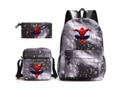 Mochila Escolar De Spider-man (3 Piezas). Un Producto Educativo Y Resistente, Perfecto Para Niños, Que Ofrece Experiencias Tanto Educativas