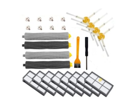 Kit de reposición para Irobot Roomba 800 860 870 871 880 890 900 960 980 accesorios de aspiradora, filtros de piezas cepillos laterales