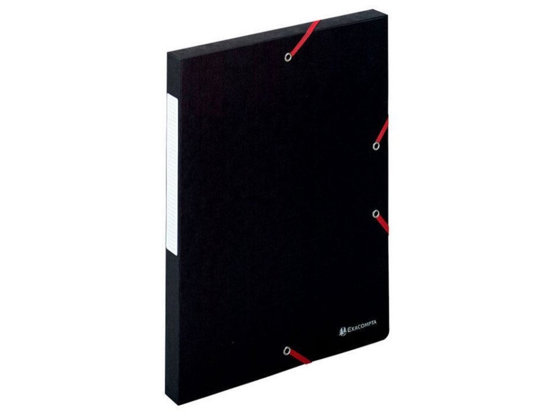 Caja de Archivo EXACOMPTA Exabox Scotten Negro (A4 - 25 mm - 200 Hojas)