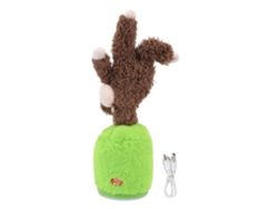 Ats-juguete De Peluche Musical Bailarín Cantante De Algodón Pp Suave Divertido Eléctrico Para Niños Niñas Marrón