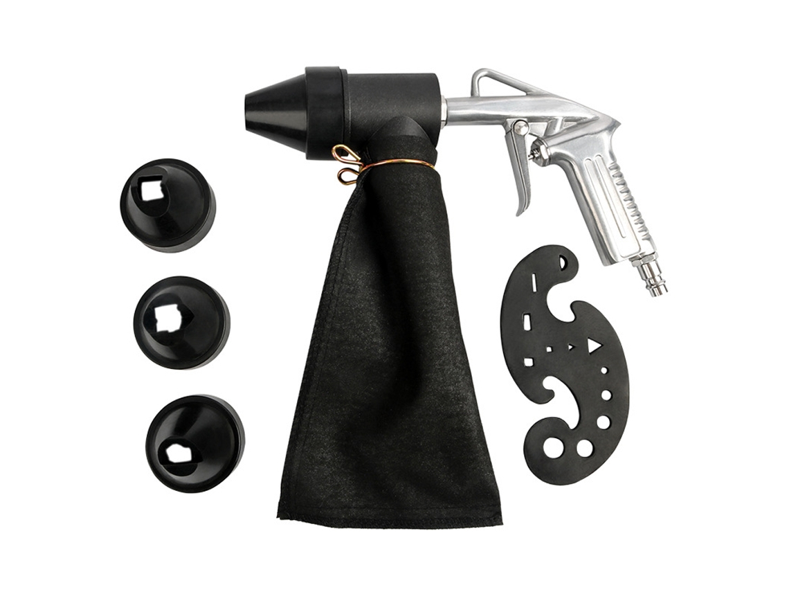 Kit Portátil Neumático De Chorro De Arena, 6 Piezas, Máquina De Chorro De Arena, Removedor De Óxido, Pulidora Manual