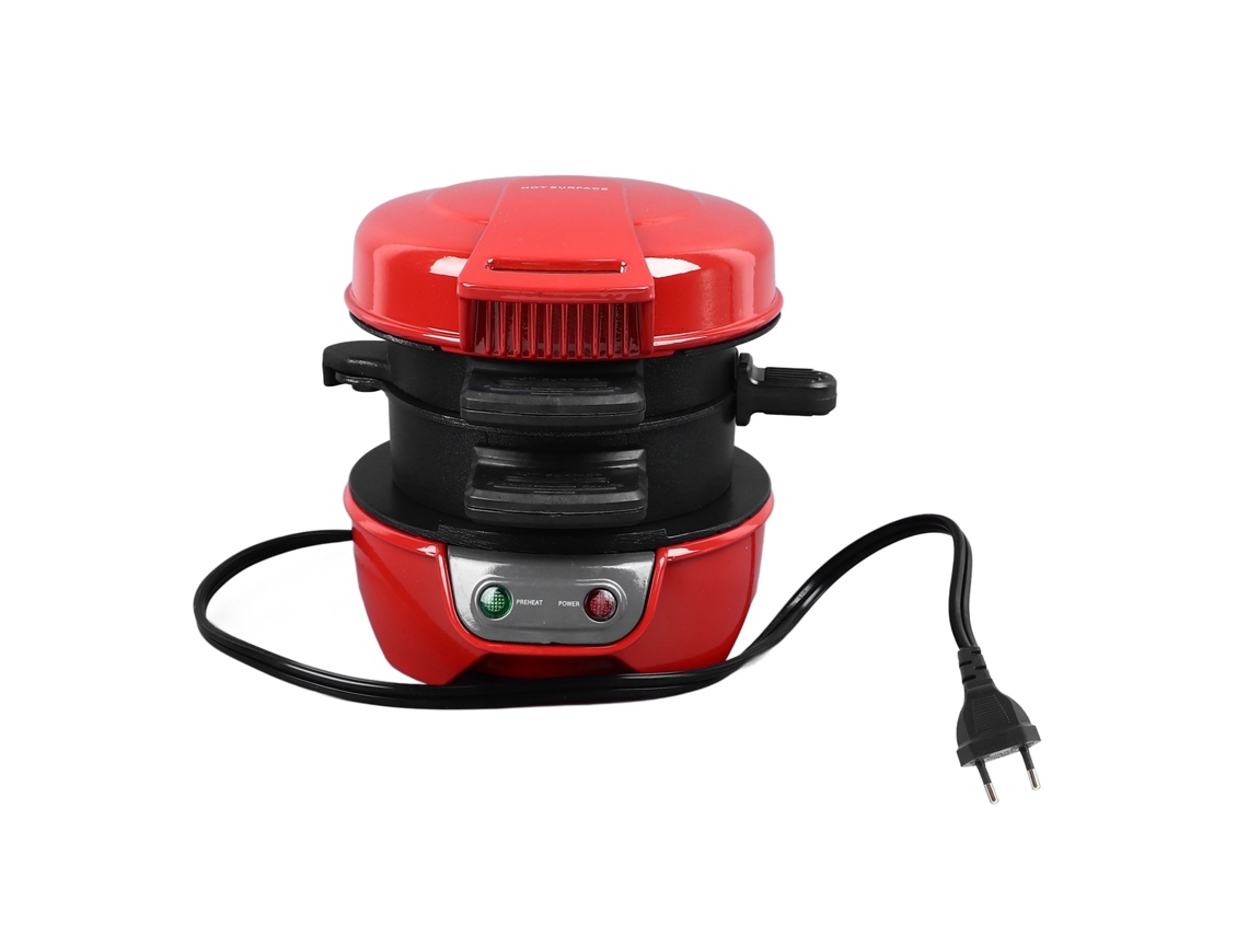 Sandwichera De Desayuno De 600 W Con Accesorio Para Huevos, Aluminio Antiadherente, Enchufe Europeo, 220 V.