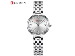Reloj De Cuarzo Informal Para Mujer, Blanco, Con Esfera Pequeña Y Resistente Al Agua.