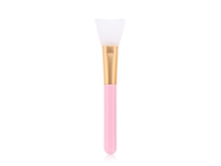 Brocha de silicona suave para mascarilla facial de arcilla, brocha para maquillaje y cuidado de la piel, color rojo.