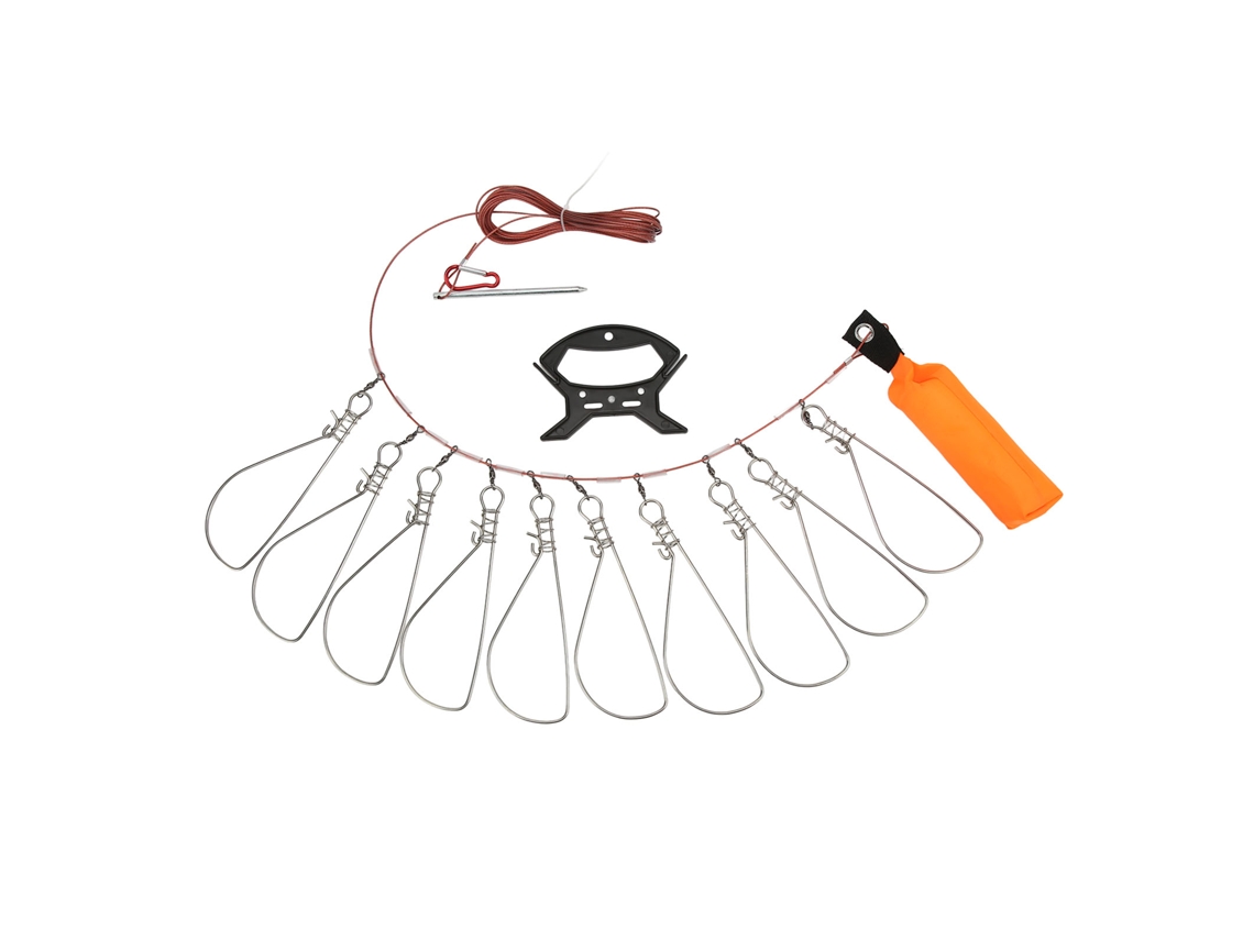 Kit De Sujeción Para Peces Vivos Con Flotador De Espuma Y 10 Hebillas Para Pesca Al Aire Libre.