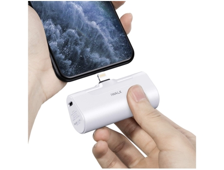 Cargador Portátil Banco Energia Ultracompacto Compacto para iPhone 12 YIZHOOD Blanco