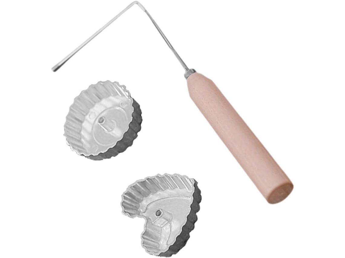 Cuchara Con Mango Para Freír Bocadillos. Esta Cuchara Para Freír Con Mango Es Fácil Y Sencilla De Usar, Ofr...