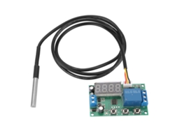 Veloriskku-módulo Controlador De Temperatura Led Yyw-1 Sensor Relé De Controle De Temperaturas 12vdc