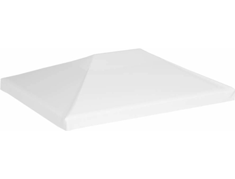 vidaXL Toldo de cenador 270 g/m² 4x3 m blanco