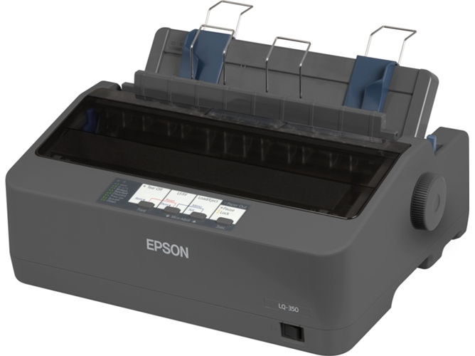 Impresora Matricial EPSON LQ 350 — Resolución: 360 x 180 ppp | Velocidad de impresión: 10 Ipc