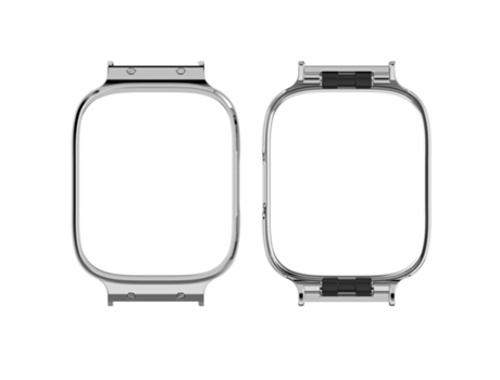 Marco protector de reloj de metal activo Redmi Watch 3 Lite / Watch 3 (plateado)