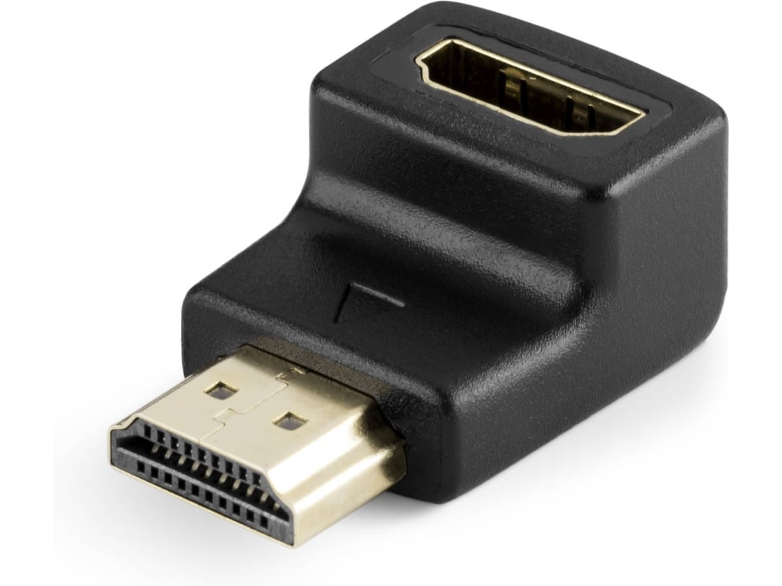 Adaptador De Vídeo En Ángulo Recto (hdmi De Entrada A Salida Principal). Alta Velocidade E Compatibilidade, Ideal Para Casa, Escri