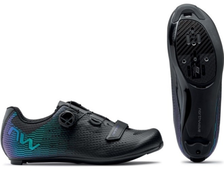 Zapatillas NORTHWAVE zapatilla torm carbon road iride cent Negro de (S)
