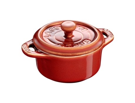 Ceramique Mini cocotte 10 cm, redondo, Cobre antiguo, Cerámica STAUB