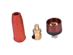 Conector rápido para cabo de solda estilo europeu DKJ70-95 vermelho, adaptador de junção rápida, 1 peça.