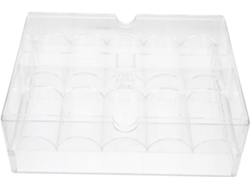 Caja De Almacenamiento Para Organizar Tus Fichas De Juego, Acrílico Transparente, Diseño Sencillo.