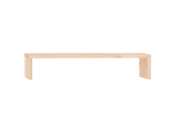 vidaXL Soporte para monitor madera maciza de pino 50x27x10 cm