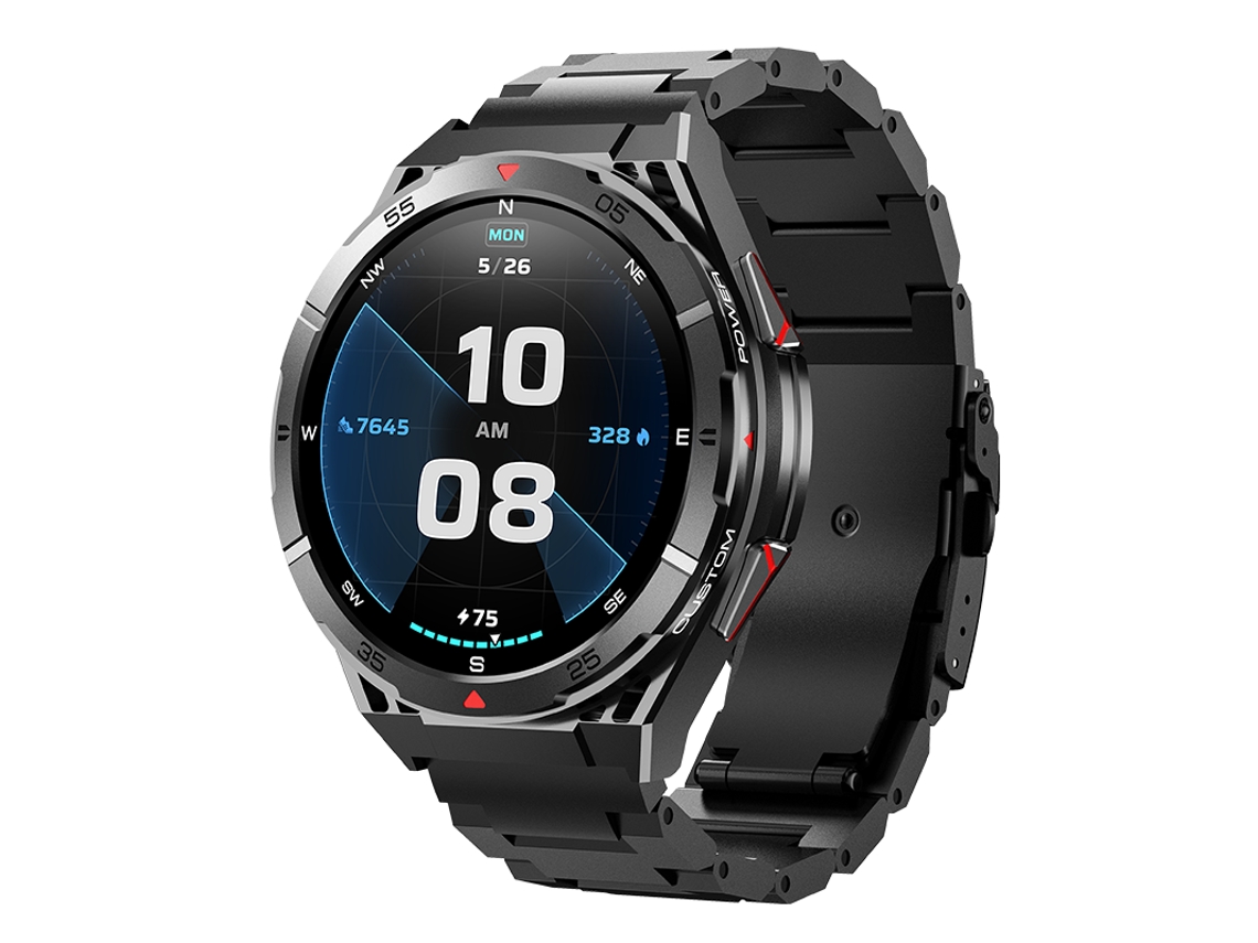 Smartwatch X2b Con Gps De Doble Frecuencia, Pantalla Amoled, Barómetro Y Brújula (negro)