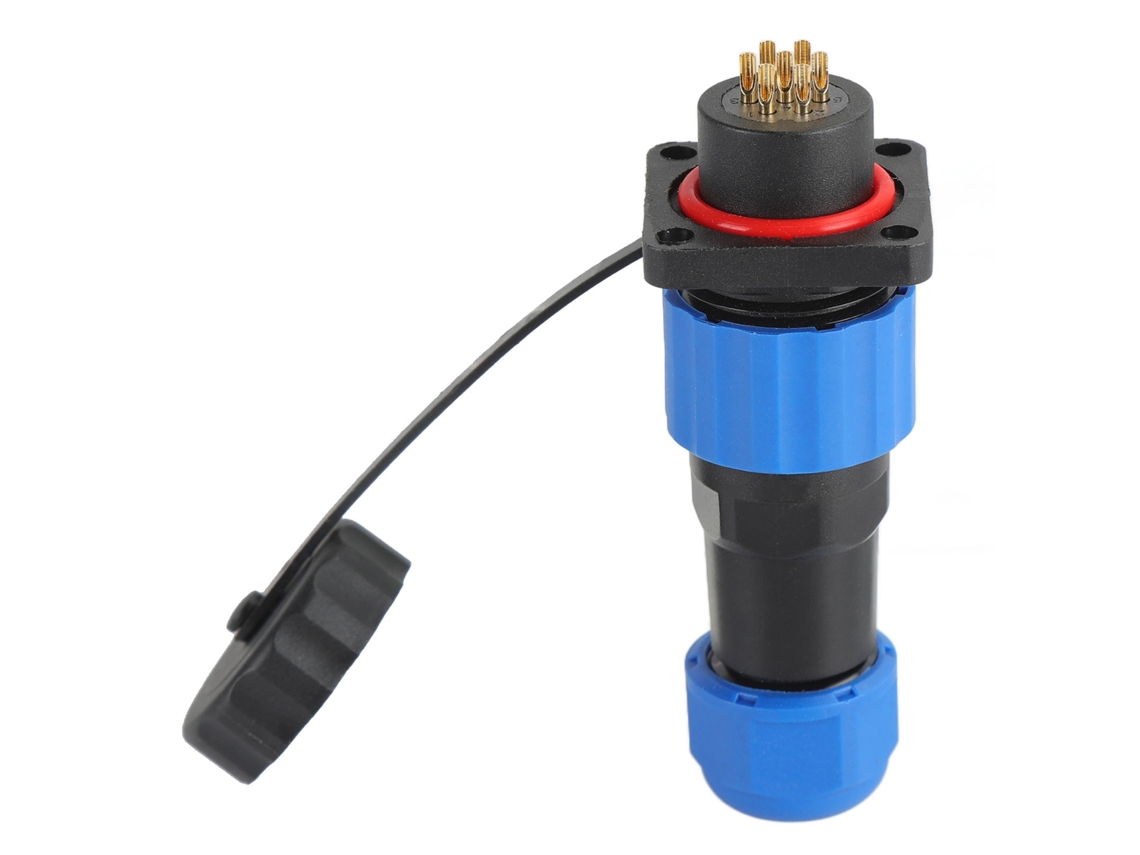 Conector De Alimentación Cuadrado Para Avión, Resistente Al Agua Ip68, Enchufe Industrial, Toma De Corriente De 250 V 5 A Sp167