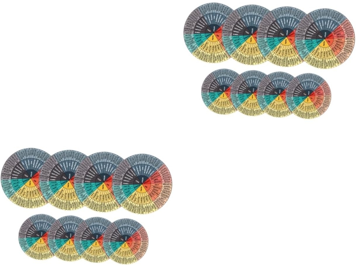 Juegos De Pegatinas Creativas De Pvc Con Diseño De Rueda De Emociones Para Ordenador