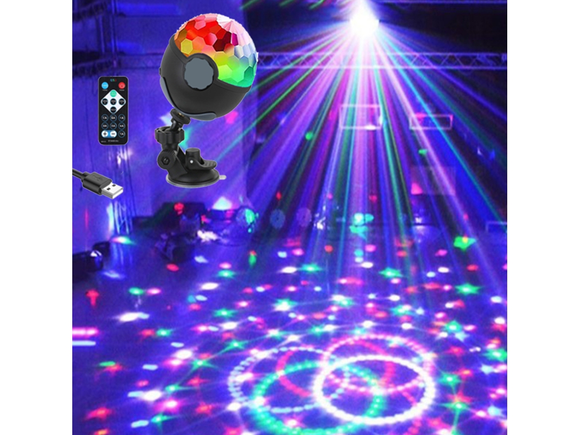 2026-luz De Discoteca Mini Led Rotativa Con Controlador Portátil Usb Activada Por Sonido Modos Diversos Para Fiesta Hogar Bar Pub