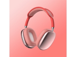 P9 Pro Max Auriculares Inalámbricos Bluetooth Con Micrófono Con Cancelación De Ruido Estéreo Hi-Fi Gaming Rojo CHRUI