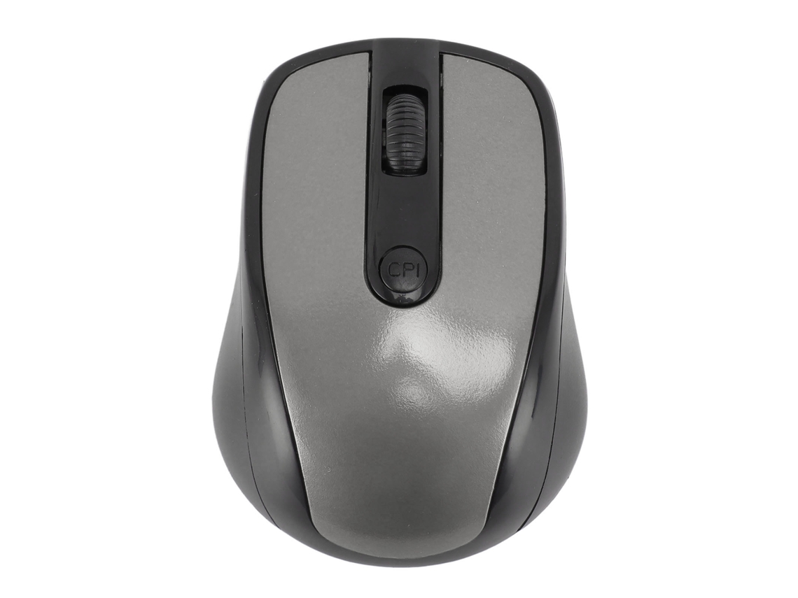 Rato Sem Fio 2.4g Ergonomico Profissional Sensibilidade Alta Optico Para Notebook Laptop Pc Prata