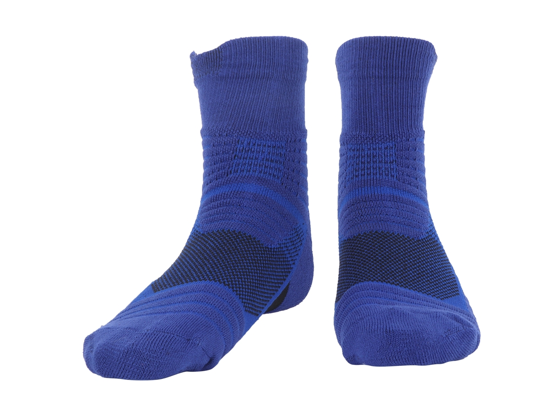 Rebe-calcetines Deportivos De Algodón Para Hombres Espesorados Transpirables Antideslizantes Para Baloncesto Y Running Azul Oscuro