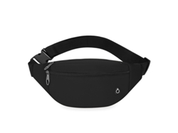 Riñonera Portátil Impermeable, Ligera E Informal Para Deportes Al Aire Libre,negro Digitallab