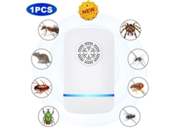 Repelente Ultrasónico de Insectos Control Interno de Insectos, Cucarachas, Ratones, Arañas, Hormigas, Insectos, (1 Unidad) SIURN
