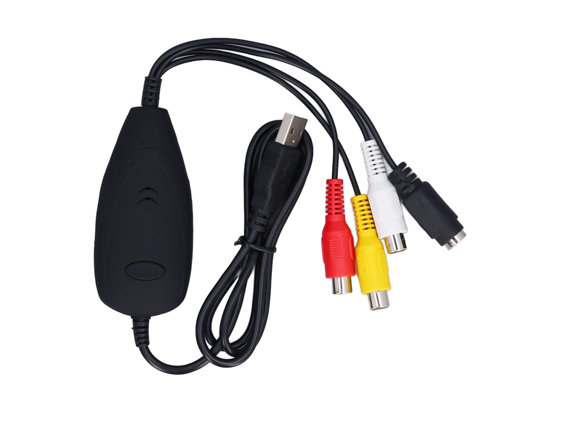 Tarjeta De Captura De Vídeo Usb 2.0 Plug And Play Para Crear Dvd Vhs Y Windows Xp, 7 Y 8.