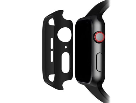 Carcasa de Reloj SLOWMOOSE para Apple Watch Screen Protector Cover Case Case Bumper (Negro - 40Mm Série 4 5 6 Se)