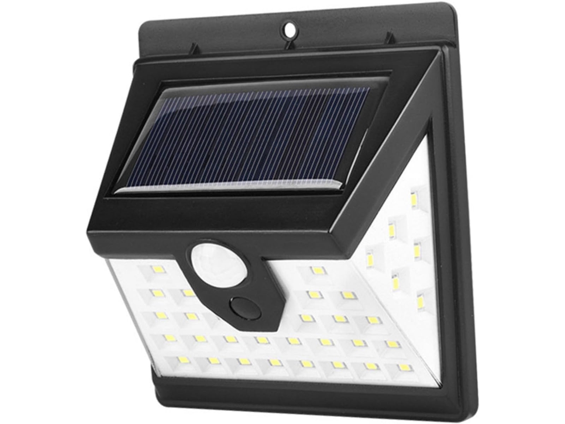 Lámpara De Pared Led Solar De 2 Piezas Para Jardín