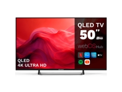 GRUNKEL 5025QLEDW Smart TV 50'' 4K UHD con Sistema Operativo WebOS, 3 puertos HDMI y 2 USB.