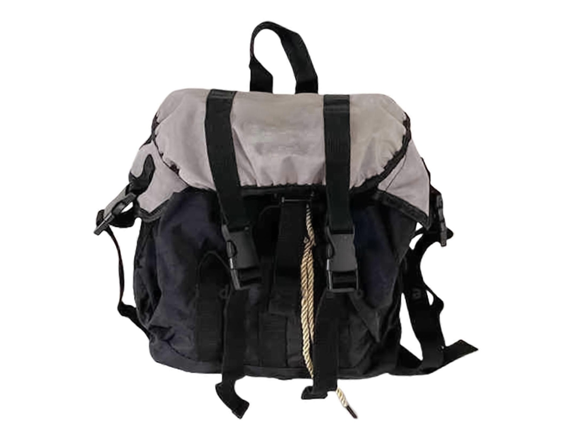 Mochila escolar infantil para viajes al aire libre, con sistema antirrobo, grande y moderna, de color negro.