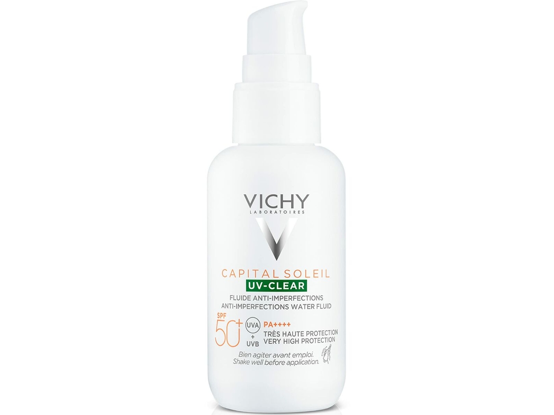 Protector Solar Fluido VICHY LABORATOIRES Capital Soleil Uv Clear Anti-imperfecciones Spf 50 (40 ml)