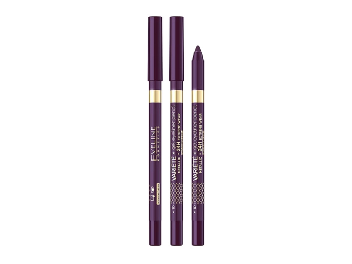 Lápiz delineador de ojos en gel Eveline Variété n.° 10 morado Eveline Cosmetics